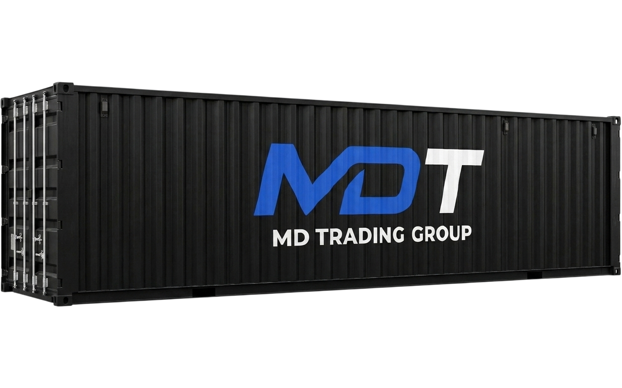 Contenedor marítimo azul de 20 pies de MD Trading Group